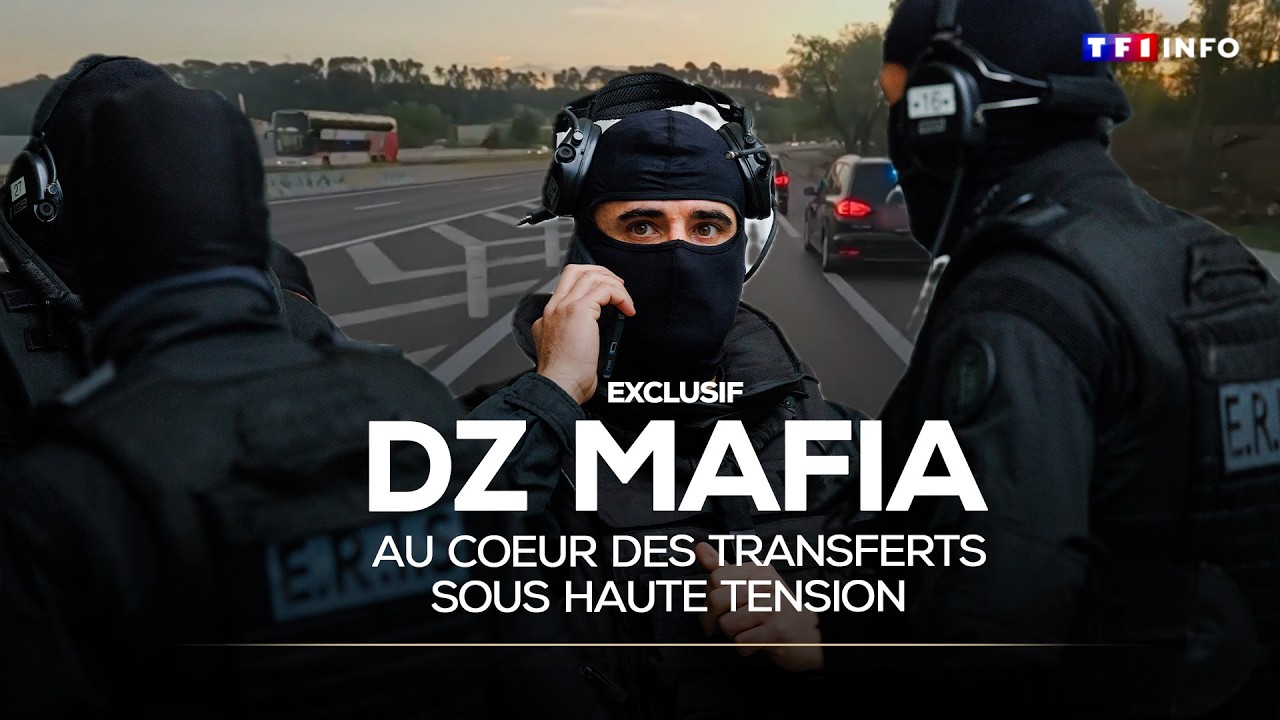 EXCLUSIF - Au c&oelig;ur d'un transfert sous haute s&eacute;curit&eacute; du proc&egrave;s de la DZ Mafia｜TF1 INFO