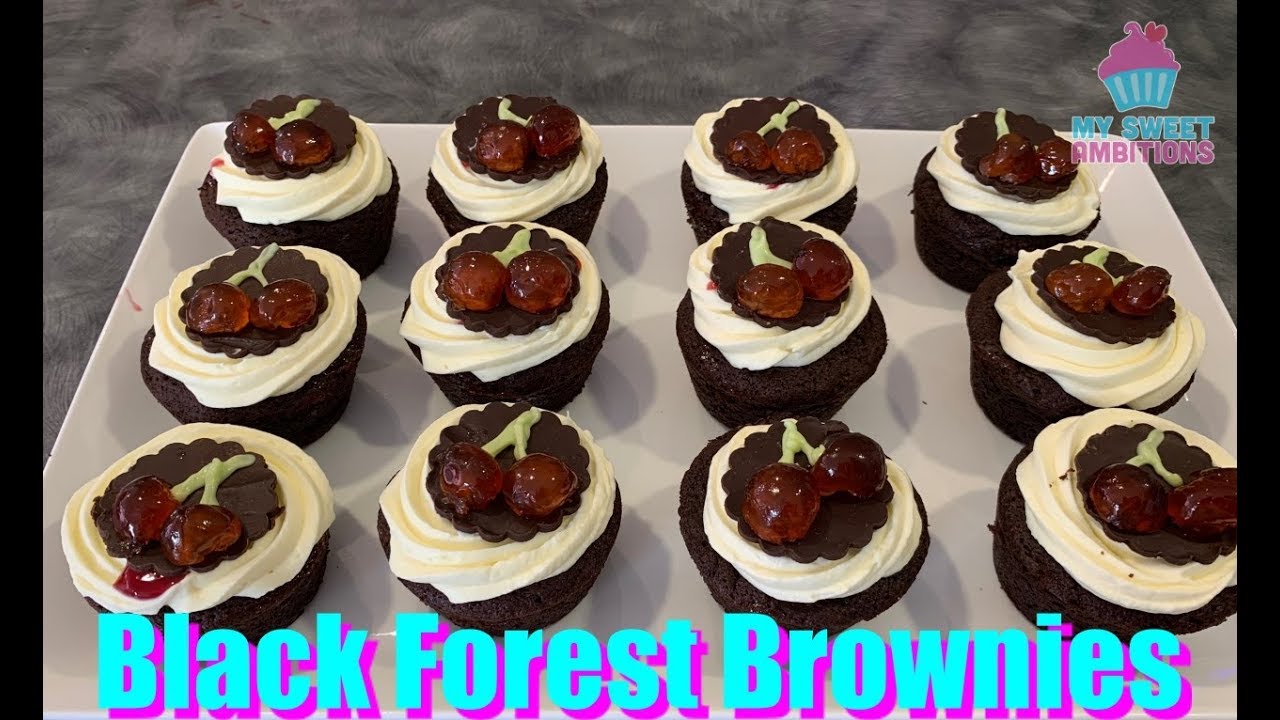 Black Forest Brownies - mysweetambitions