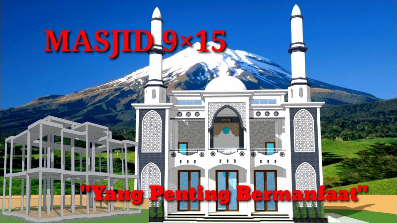 CARA MEMBUAT MASJID DARI PONDASI SAMPAI ATAP