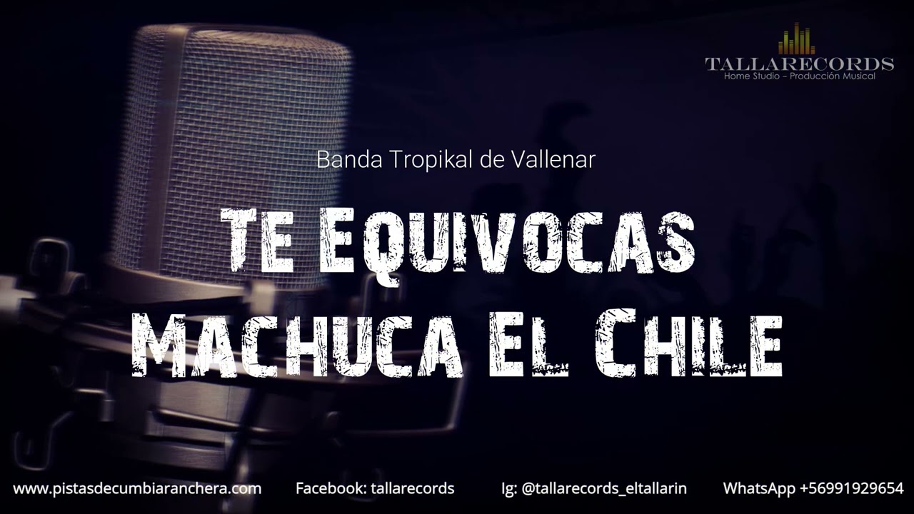Mix Tus Maletas/Machuca El Chile KARAOKE de La Super BANDA TROPIKAL - Instrumental + Letra