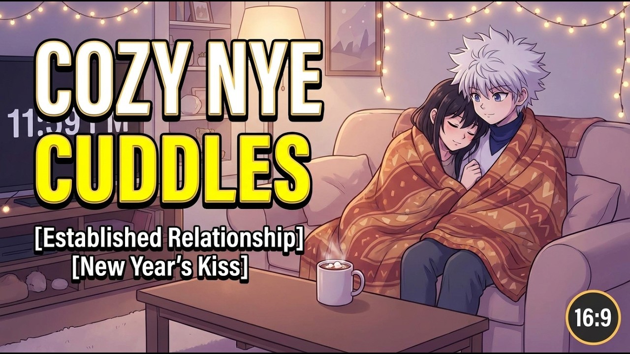 You and Killua Stay In for New Year's Eve [Cuddling] [Established Relationship] [New Year's Kiss]