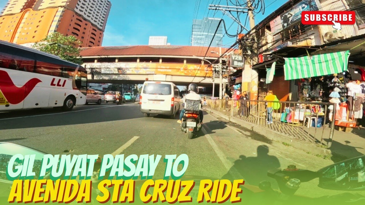 GIL PUYAT PASAY TO AVENIDA STA CRUZ RIDE #PEQZMOTOVLOG