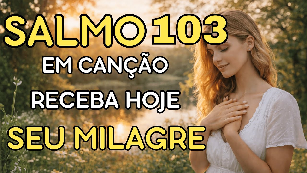 Salmo 103 Cantado em Gratidão e Milagres | Uma Canção que Cura a Alma e Eleva a Fé