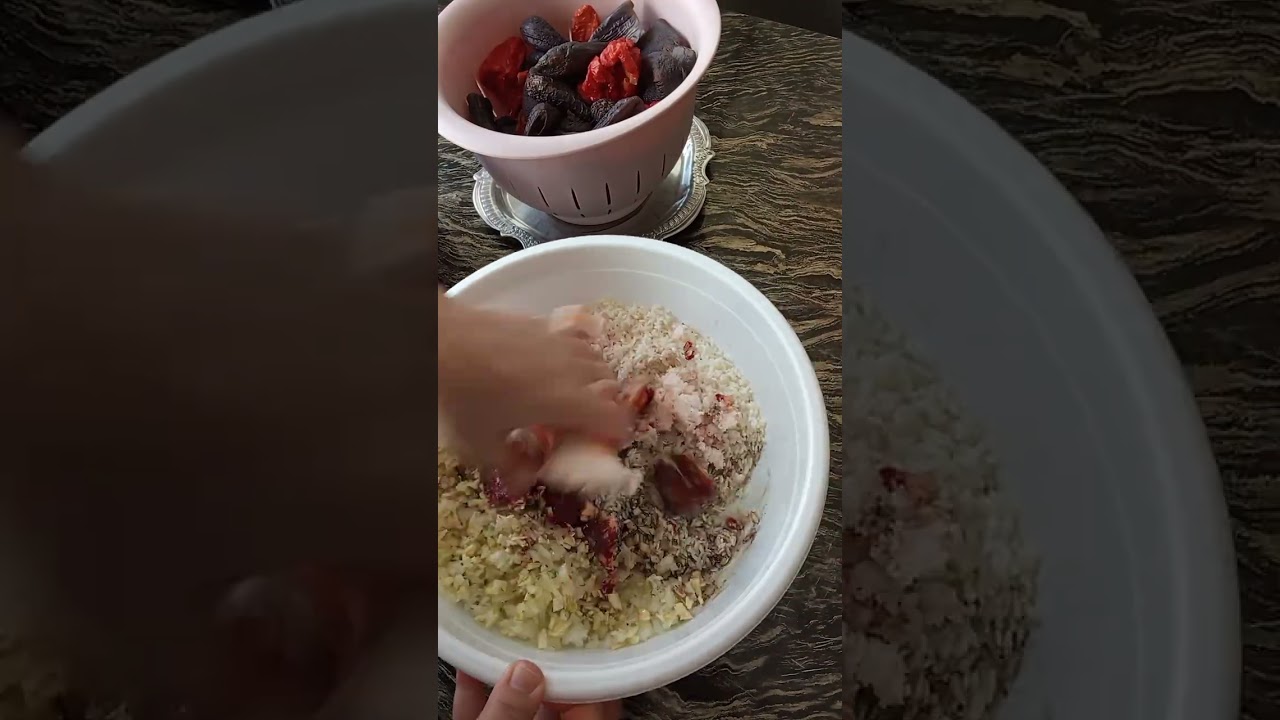 Gaziantep kuru patlıcan dolması 