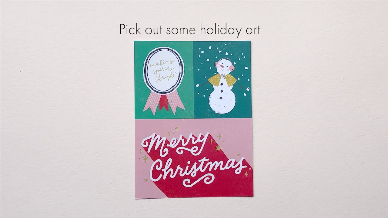 Merry and Bright DIY Holiday Card Ideas