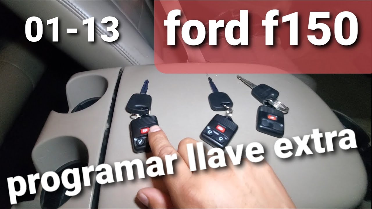 ford f150 programar llave extra manual