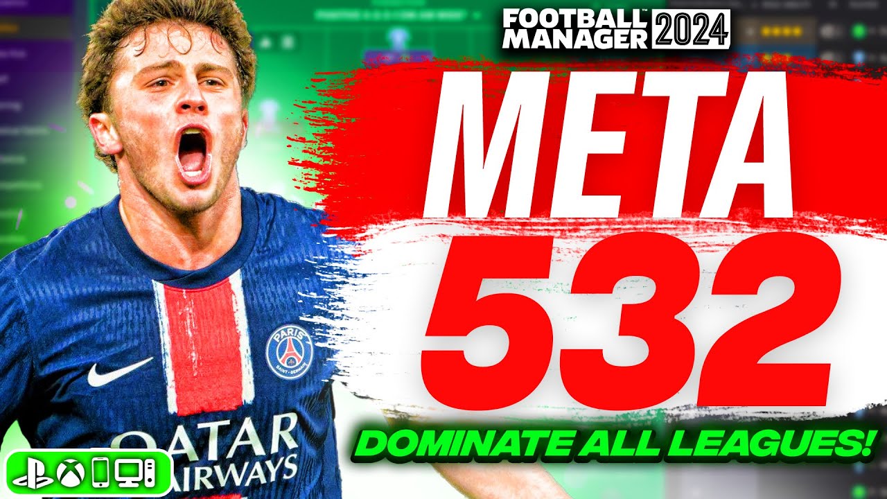 Эта тактика META 5-3-2 FM24 просто БЕЗУМНА! | Лучшие тактики FM24