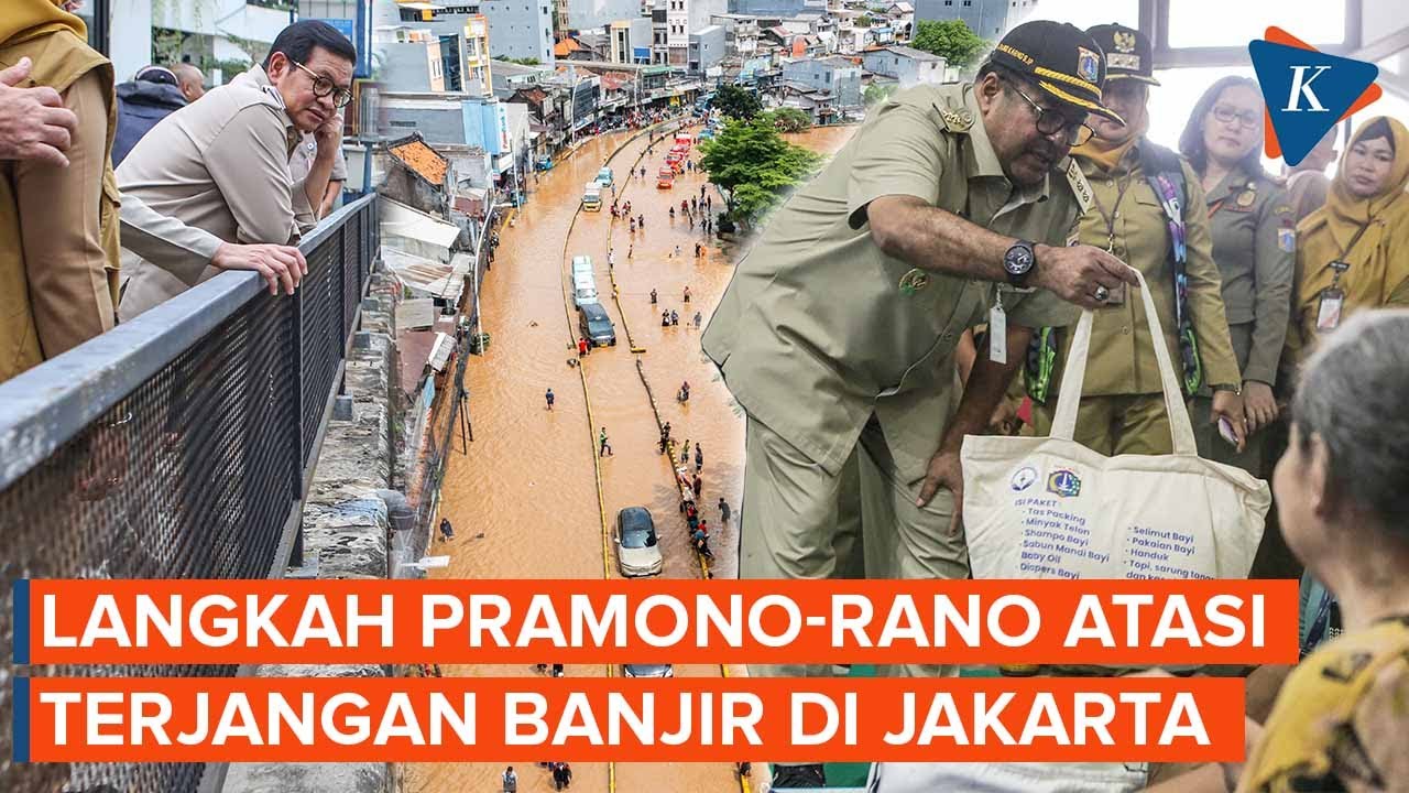 Langsung Berhadapan dengan Banjir, Apa Langkah Pramono-Rano untuk Jakarta?