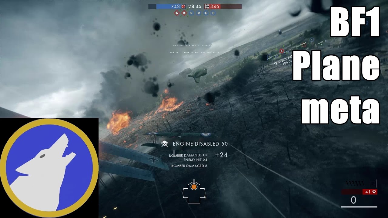 Dealing with the AA Flak & Tailgunners in BF1 | Trench fighter loadout | Battlefield 1 Flight School