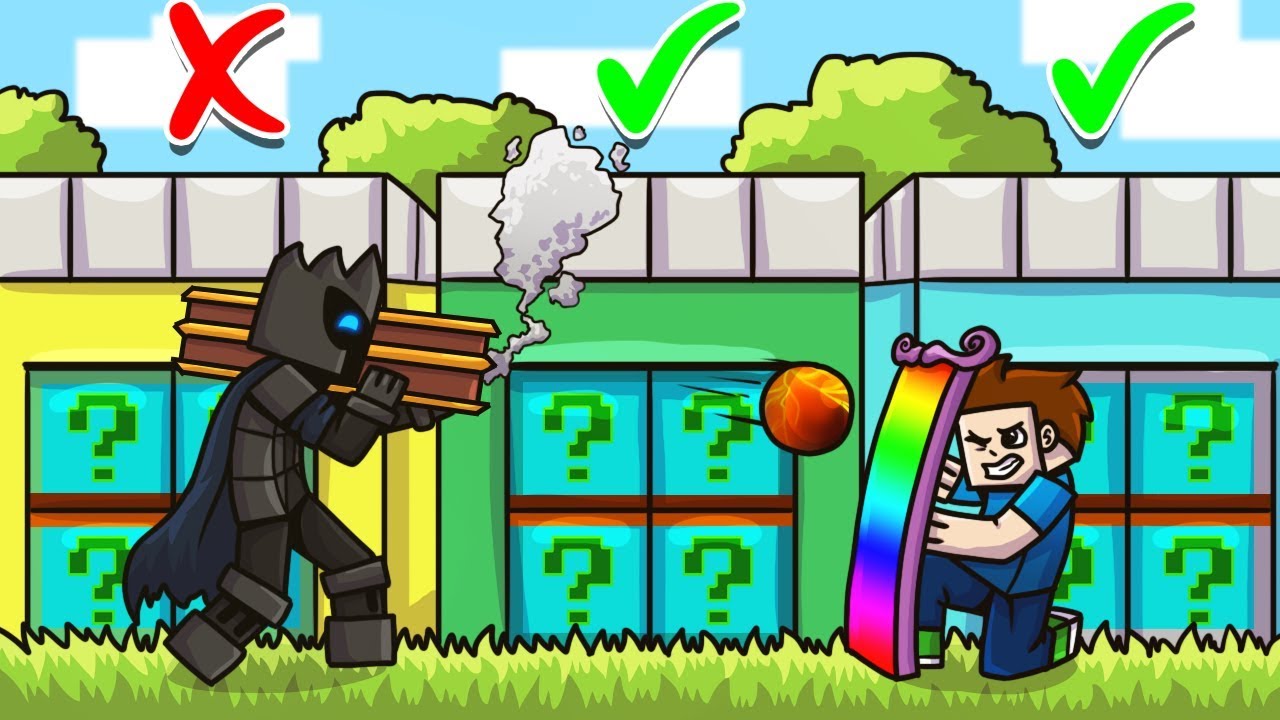 CHOOSE The SECRET PLURAL LUCKY BLOCK DOOR In Minecraft! - Lucky Block Doors Mini-Game