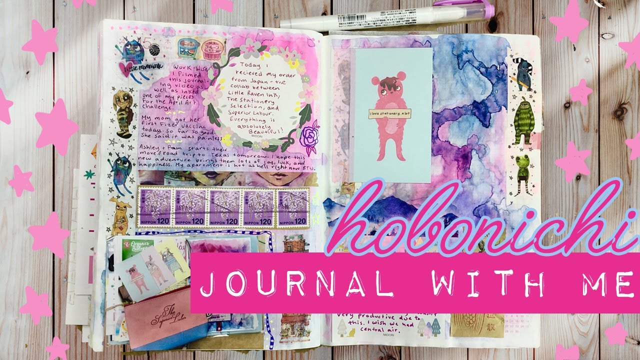 Journal with me 📝📚 Hobonichi Cousin | Creative Journaling + Little Raven Ink haul