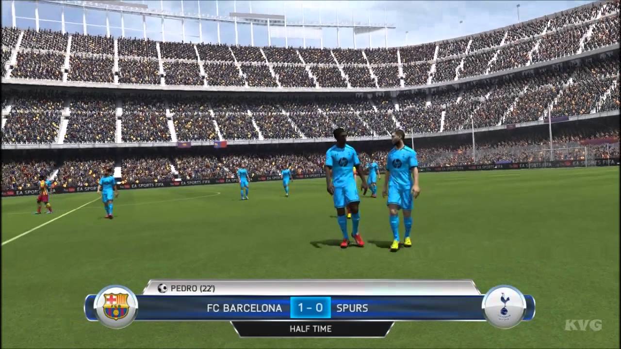 FIFA 14 - FC Barcelona vs. Tottenham Hotspur F.C. Gameplay [HD]