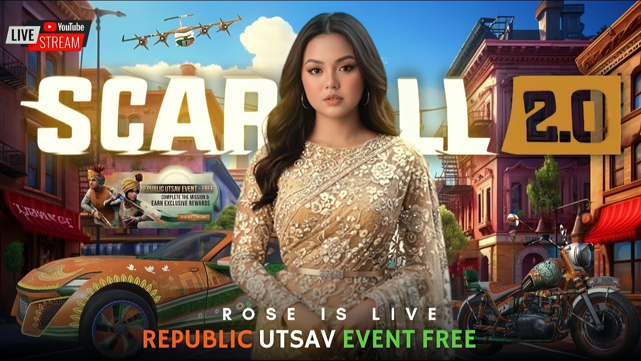 🔴SCARFALL 2.0 LIVE| REPUBLIC UTSAV EVENT⭐| #scarfall#fypシ @ScarFall2.0 @ScarFall2.0Creators