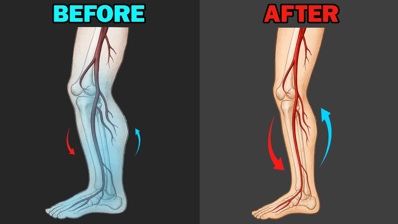 Increase Leg Circulation BY 60% &hellip; at home with 3 simple exercises