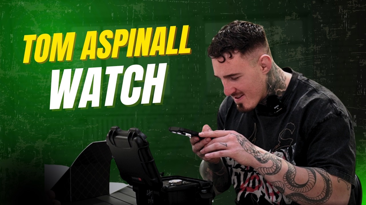 UFC Champion Tom Aspinall Unboxes His Custom Watch