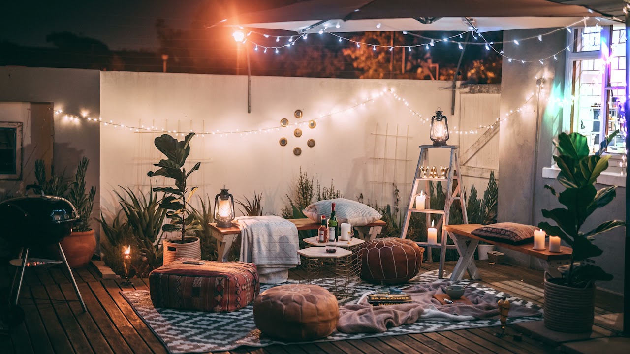 Outside of Party AMBIENCE (Muffled music, People speaking...)