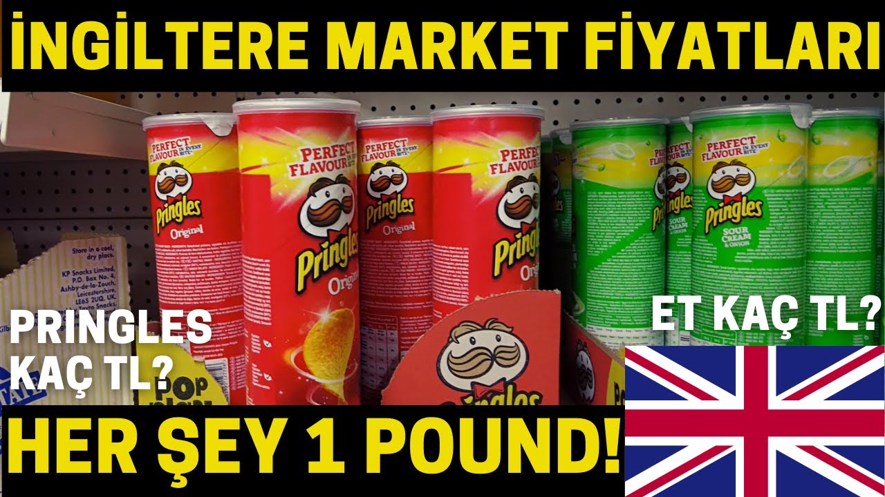 HER ŞEY 1 POUND | İNGİLTERE MARKET FİYATLARI | POUNDLAND