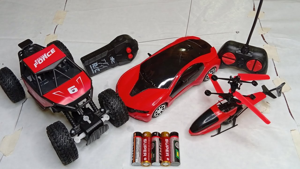 Radio Control Off Road 4x4 Truck and Remote Control Racing Rc Car, rc helicopter, Climbing 4x4 Jeep