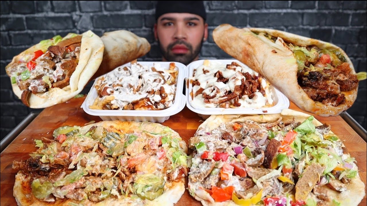 ASMR DONAIR & POUTINE MUKBANG