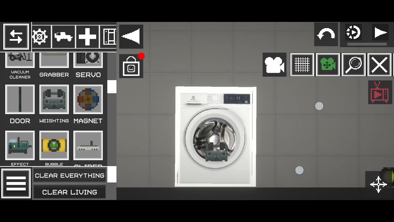 Washing machine Electrolux destruction in melon playground 