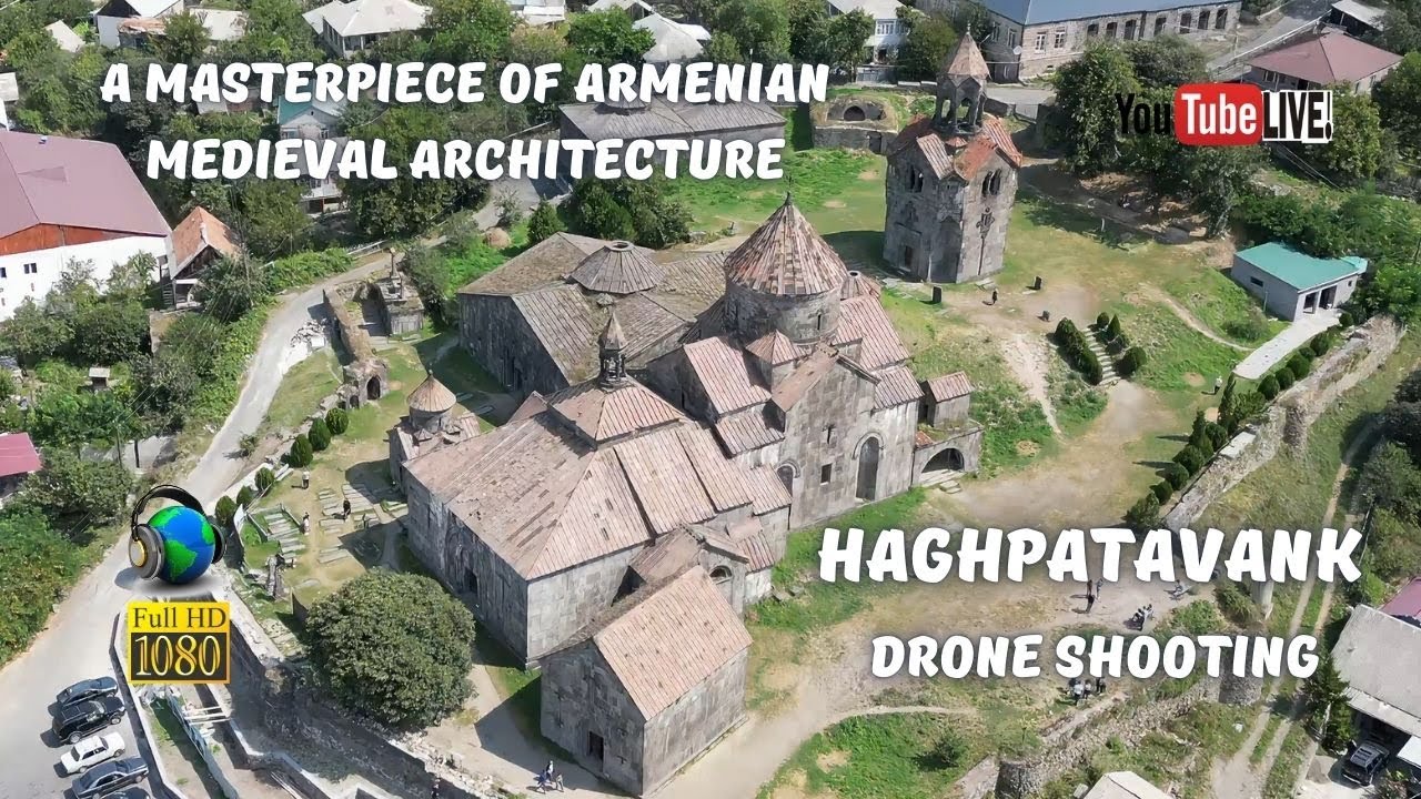 A masterpiece of Armenian medieval architecture 🌐 Haghpatavank 🌐  Drone Shooting  ⁨