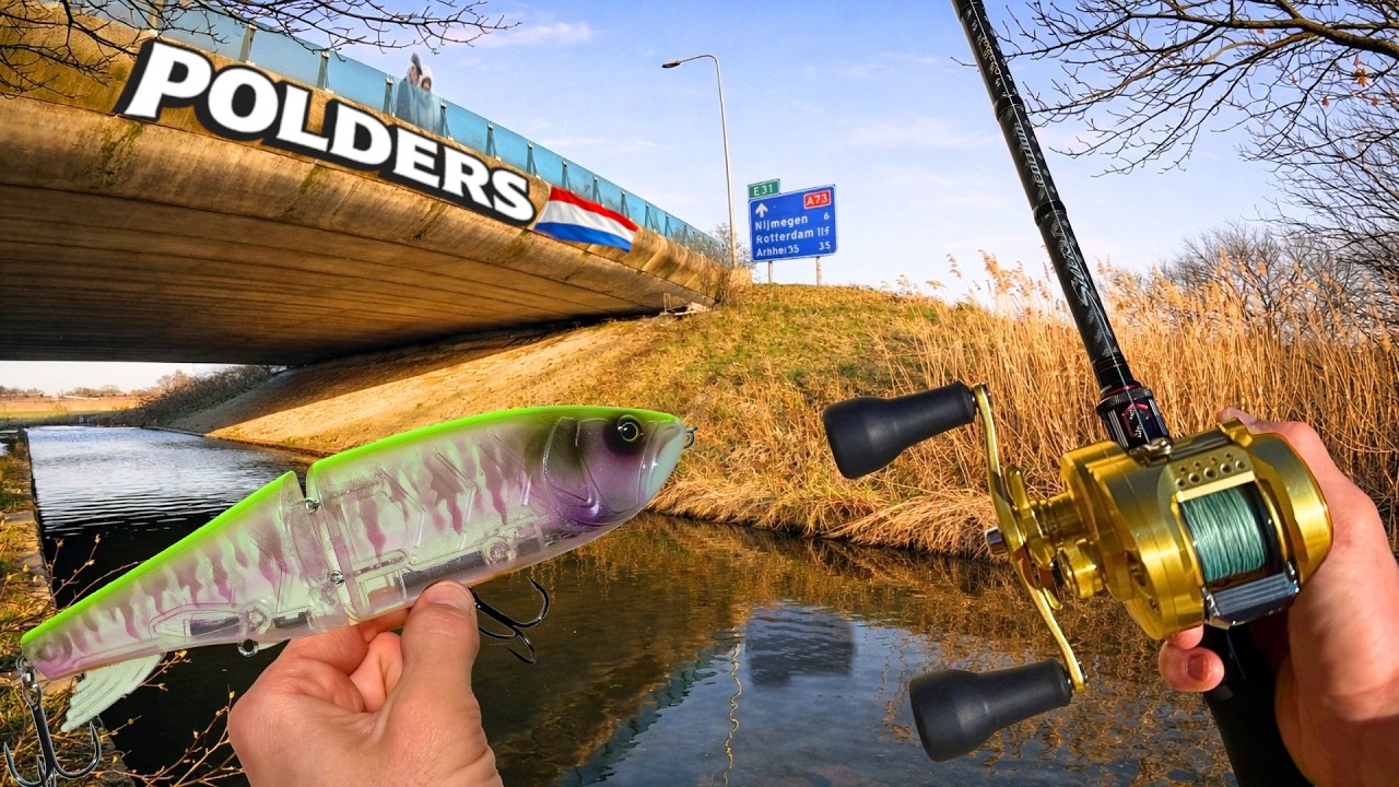 On d&eacute;couvre la p&ecirc;che du brochet dans les polders !! 🇳🇱