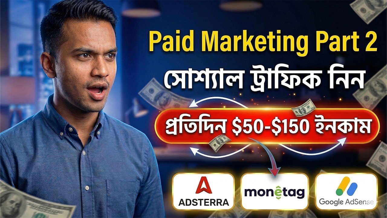 Adsterra & Monetag Paid Marketing Secret 🤫 | Adsterra Paid Marketing Part 2