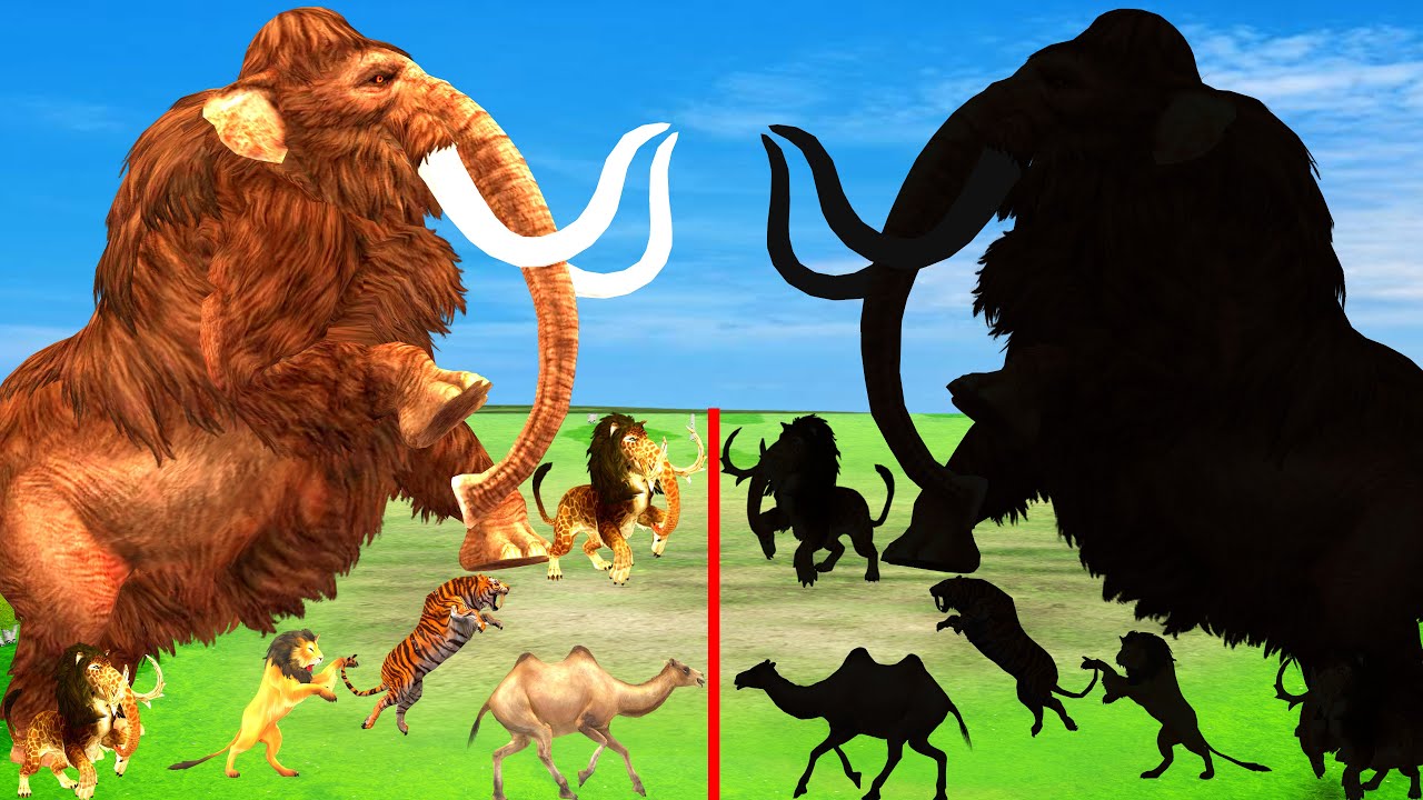 Prehistoric Mammals Vs Shadow Itself Size Comparison Types of Mammal Animal Revolt Battle Simulator