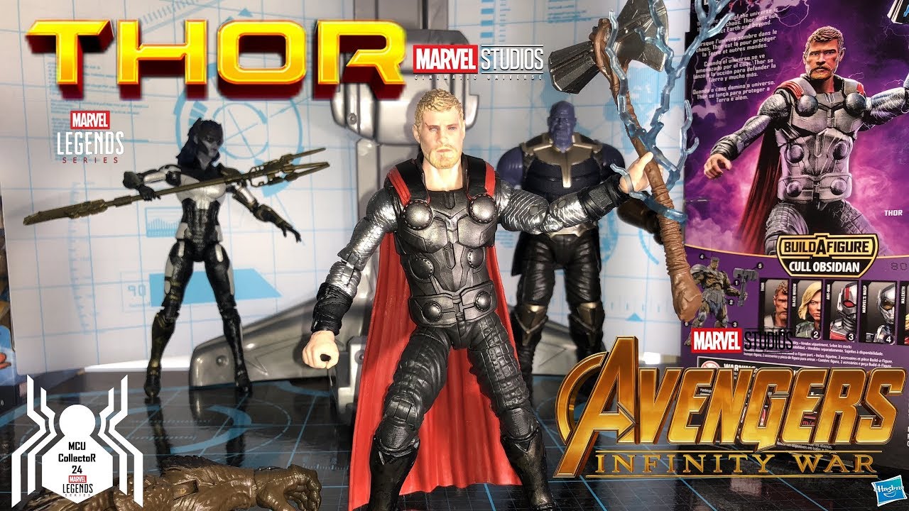 Marvel Legends THOR Avengers Infinity War Wave 2 Cull Obsidian BAF