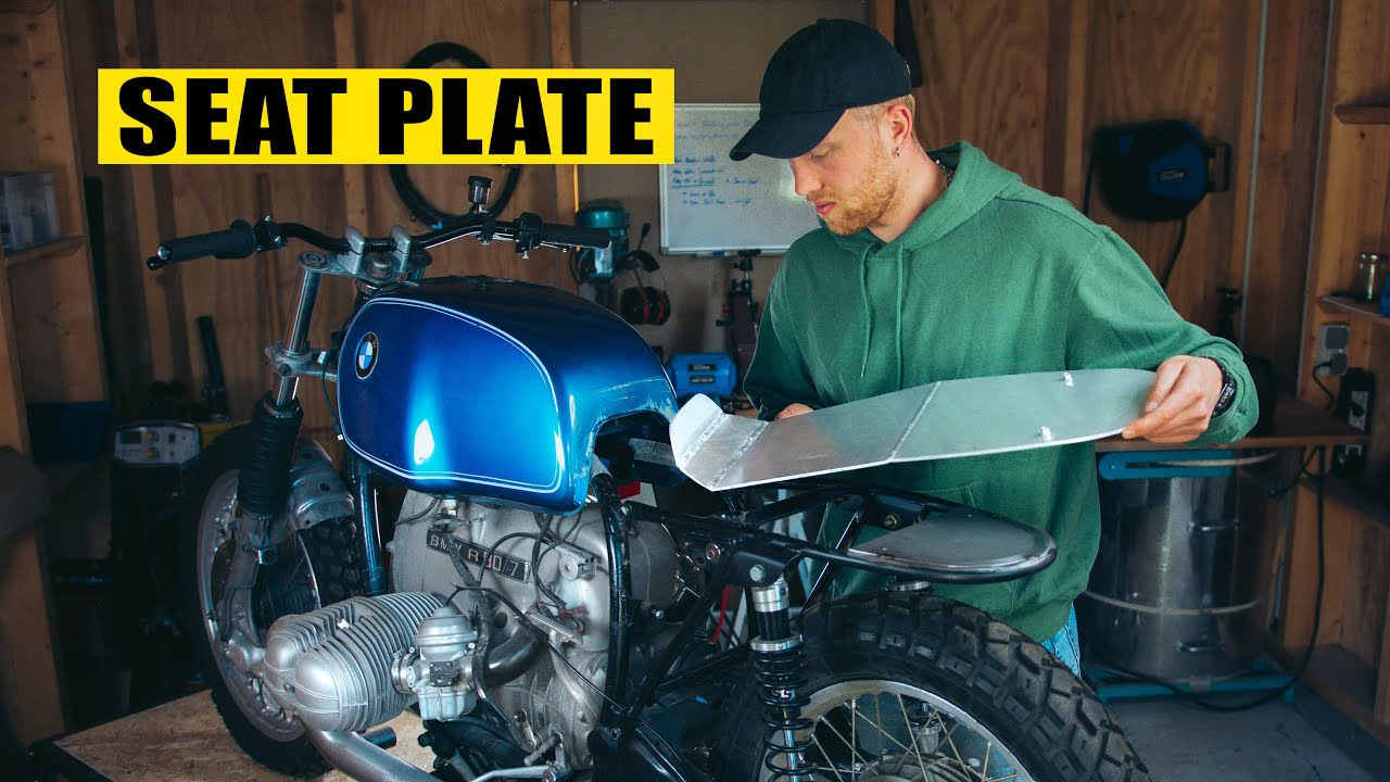 How To Build A Custom Motorcycle Seat Plate | BMW R80