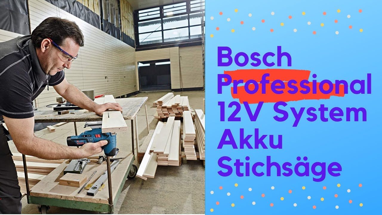 💪Beste Bosch Professional 12V System Akku Stichs&auml;ge GST 12V-70 ohne Akkus und Ladeger&auml;t