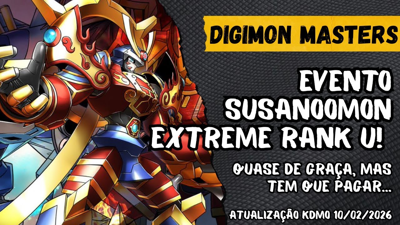 [ ATT.KDMO ] EVENTO DE FARME COM SUSANOOMON EXTREME NO GACHA, EVENTO DE SELO E DIA DOS NAMORADOS...