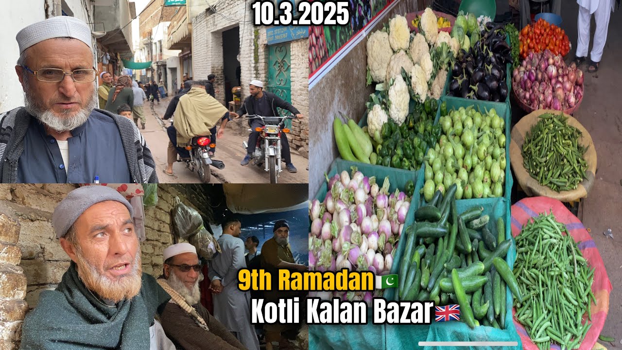9th Ramadan Kotli Kalan Bazar🇵🇰| M mart Opening in Kotli Kalan Bazar |10.3.2025