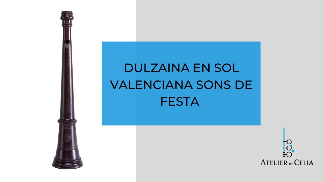 Dulzaina Sons de Festa Madera Granadillo
