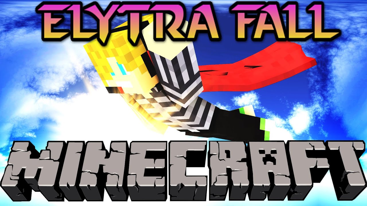 Elytra Fall Крылатое падение в майнкрафт