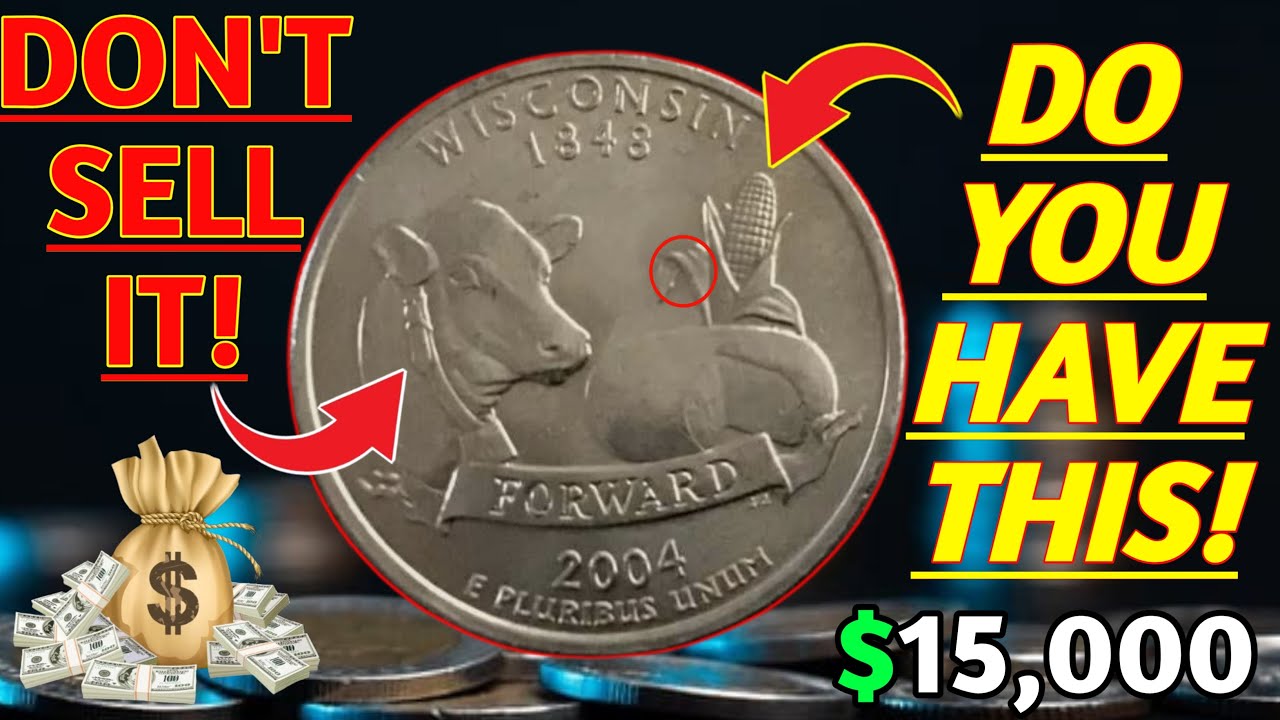 2004 Wisconsin Quarter Worth $1500? Rare Extra Leaf Error Coin You NEED to Look For!