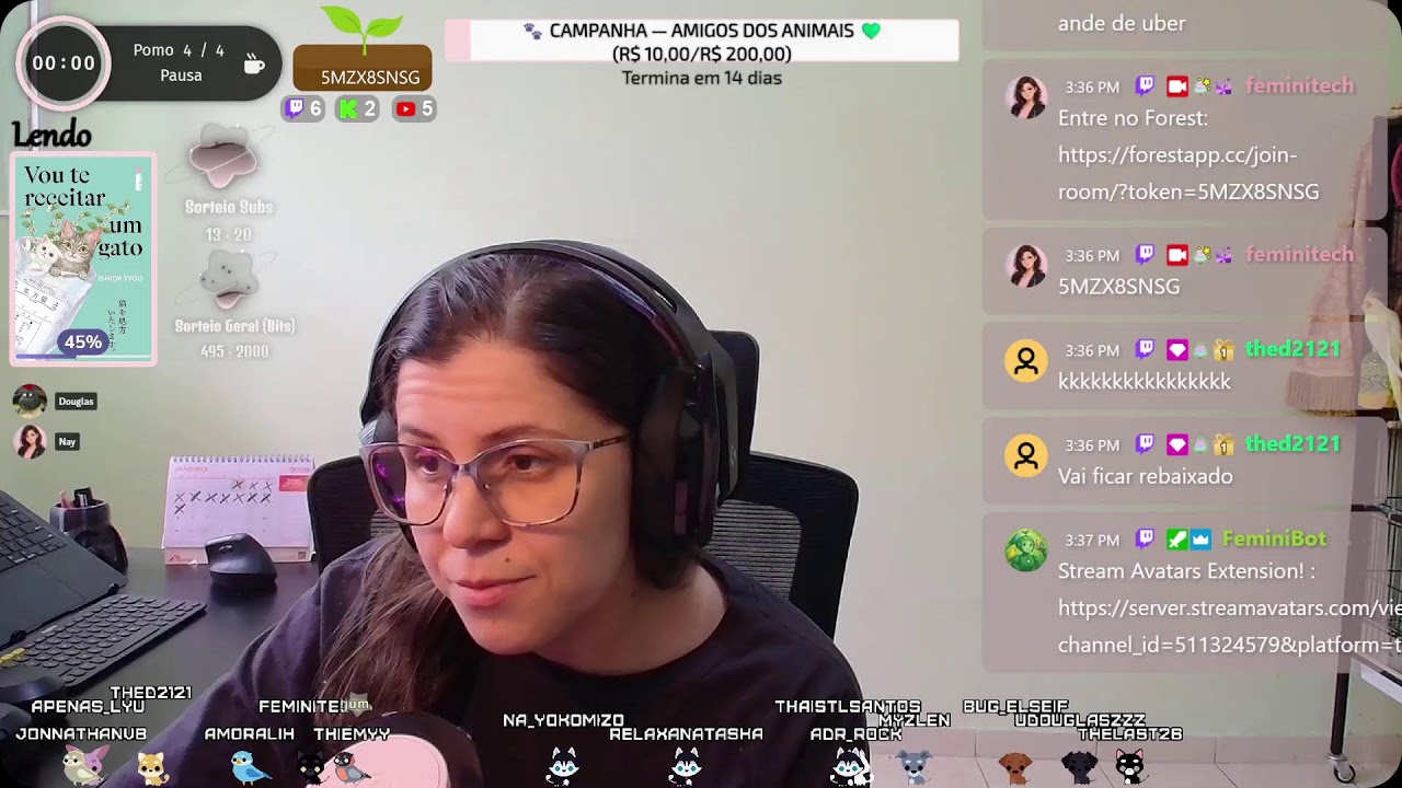 Trabalhe/Estude comigo | 80min foco + 10min conversa