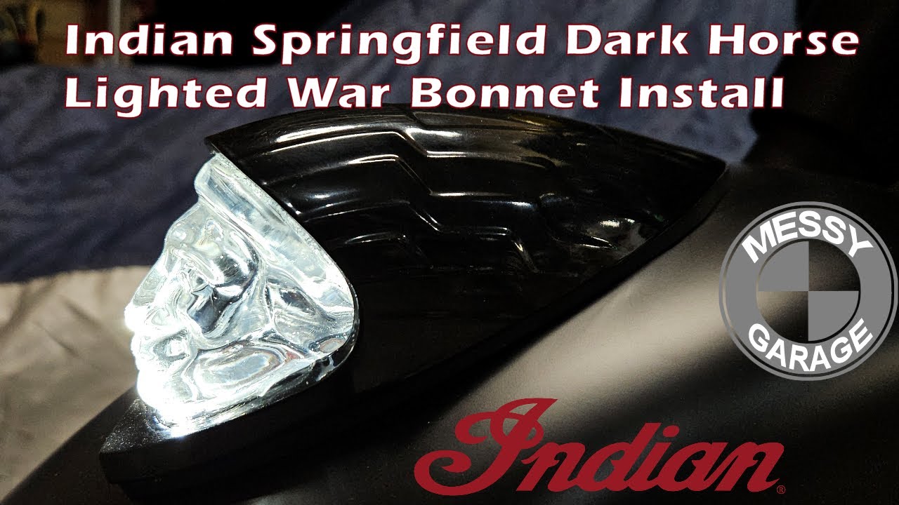 Indian Springfield Lighted War Bonnet