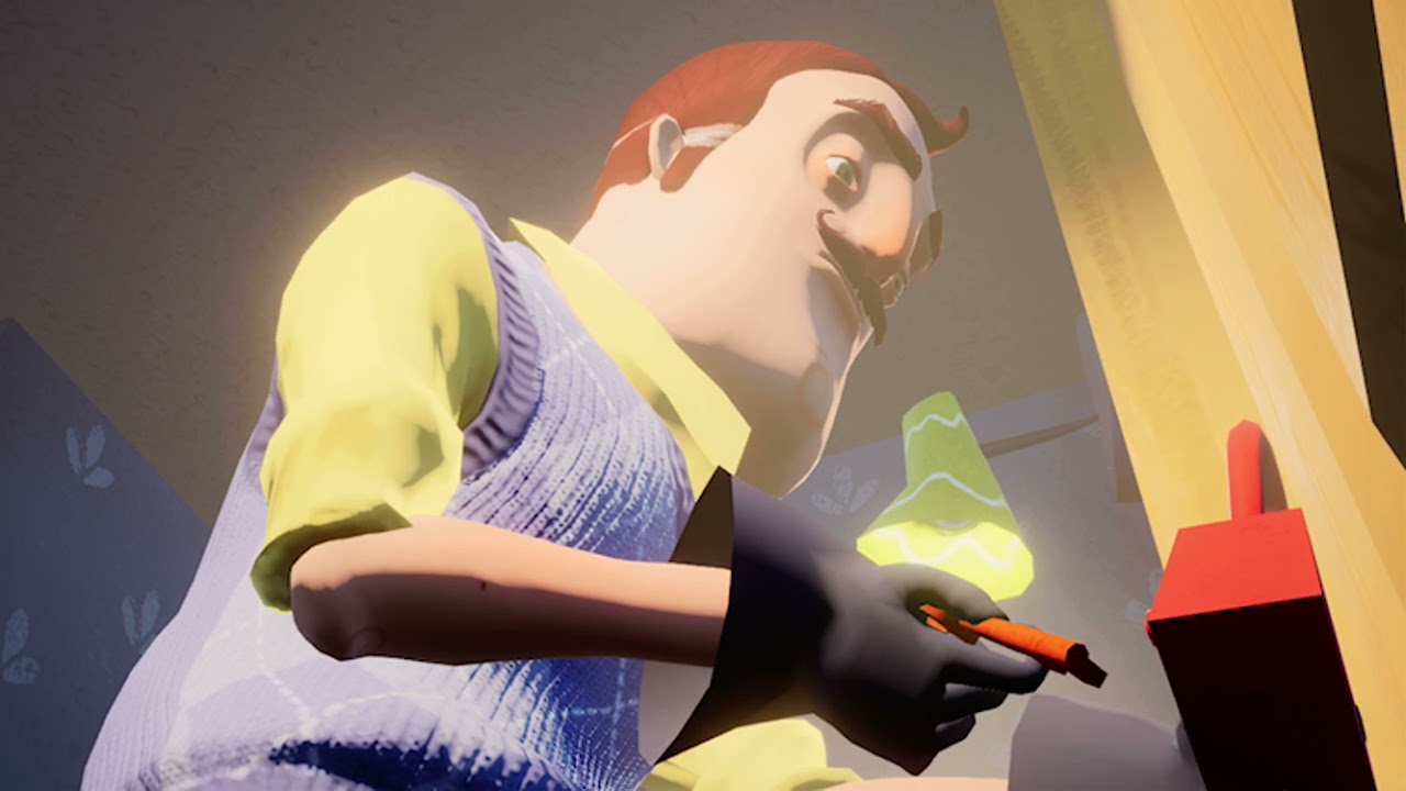 Hello neighbor act 1-how to get the red key