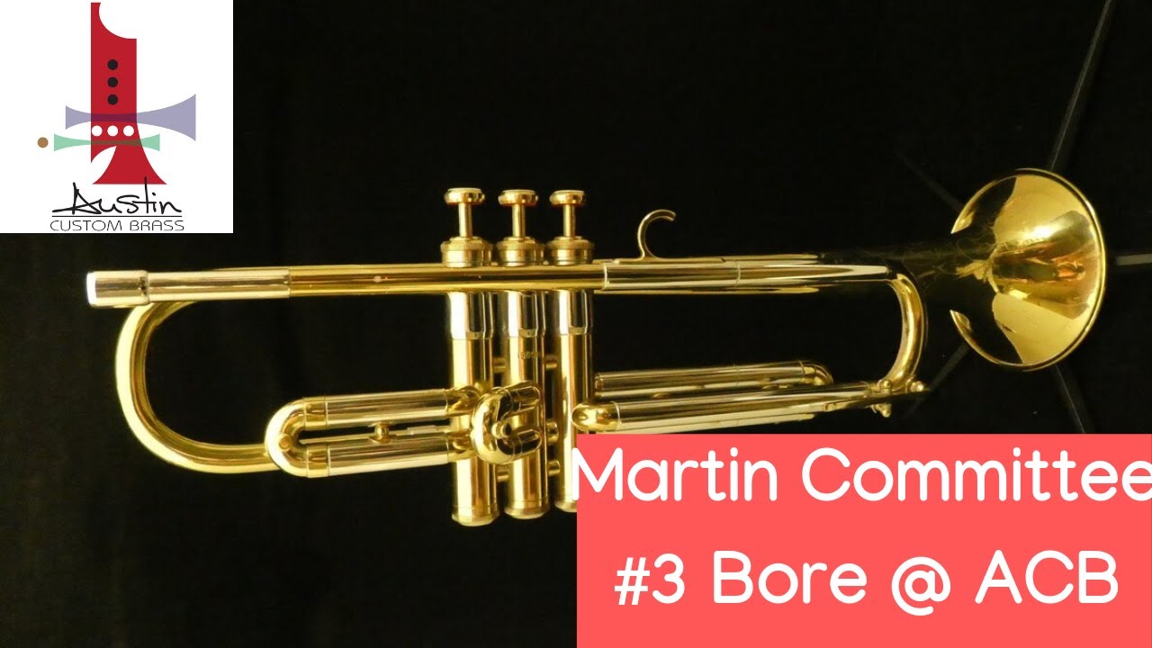 1948  Martin Committee #3 Bore Trumpet in raw brass  for sale!