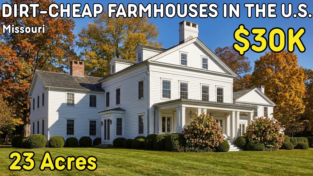 9 Dirt Cheap Missouri Houses with A LOT OF LAND &mdash; Hidden Real Estate For Sale Right Now!