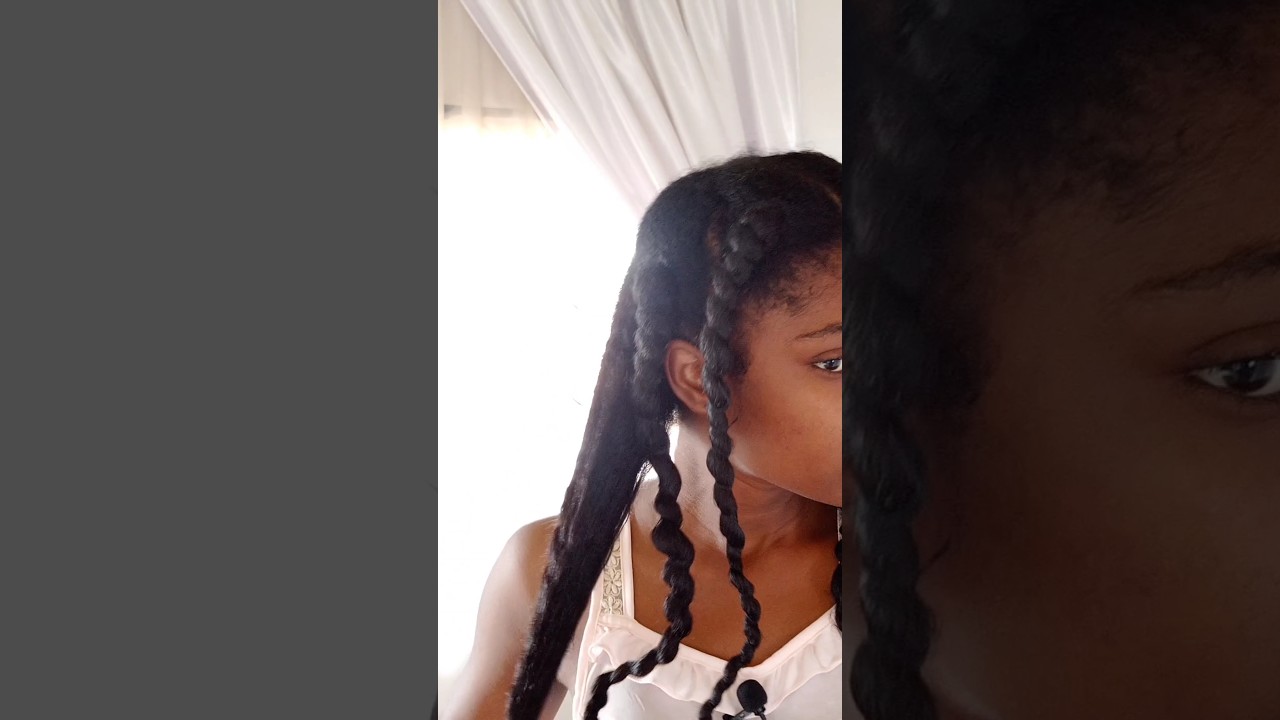 Hair care routine for growth // 1 year relaxer stretch challenge 