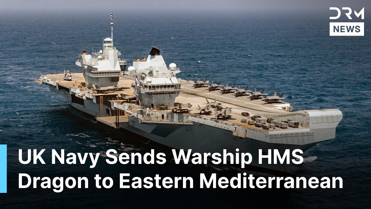 BREAKING NEWS: UK Royal Navy Warship HMS Dragon Heads to Eastern Mediterranean From Portsmouth |AH1N