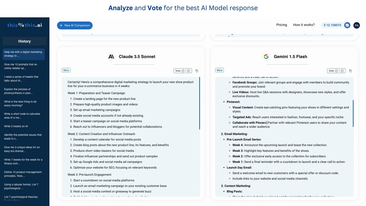 How thisorthis.ai works? Side-by-Side AI Models Comparison