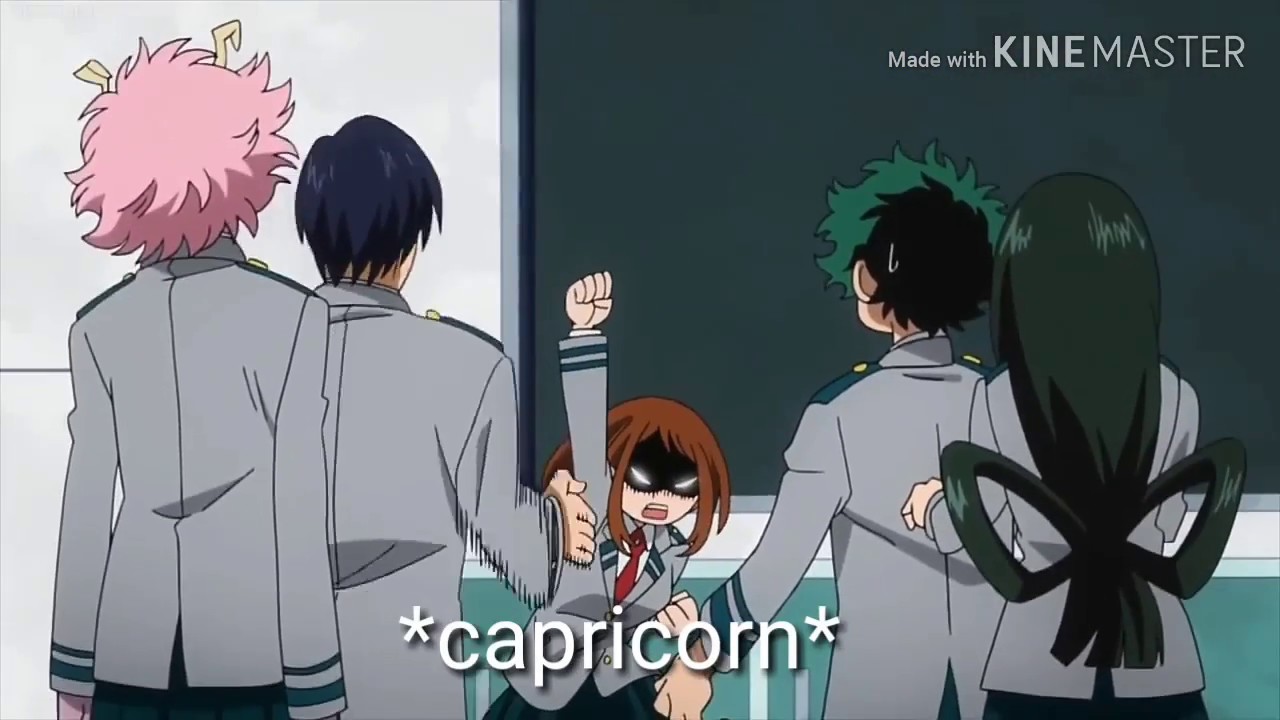 4 min of bnha characters acting as their zodiac signs