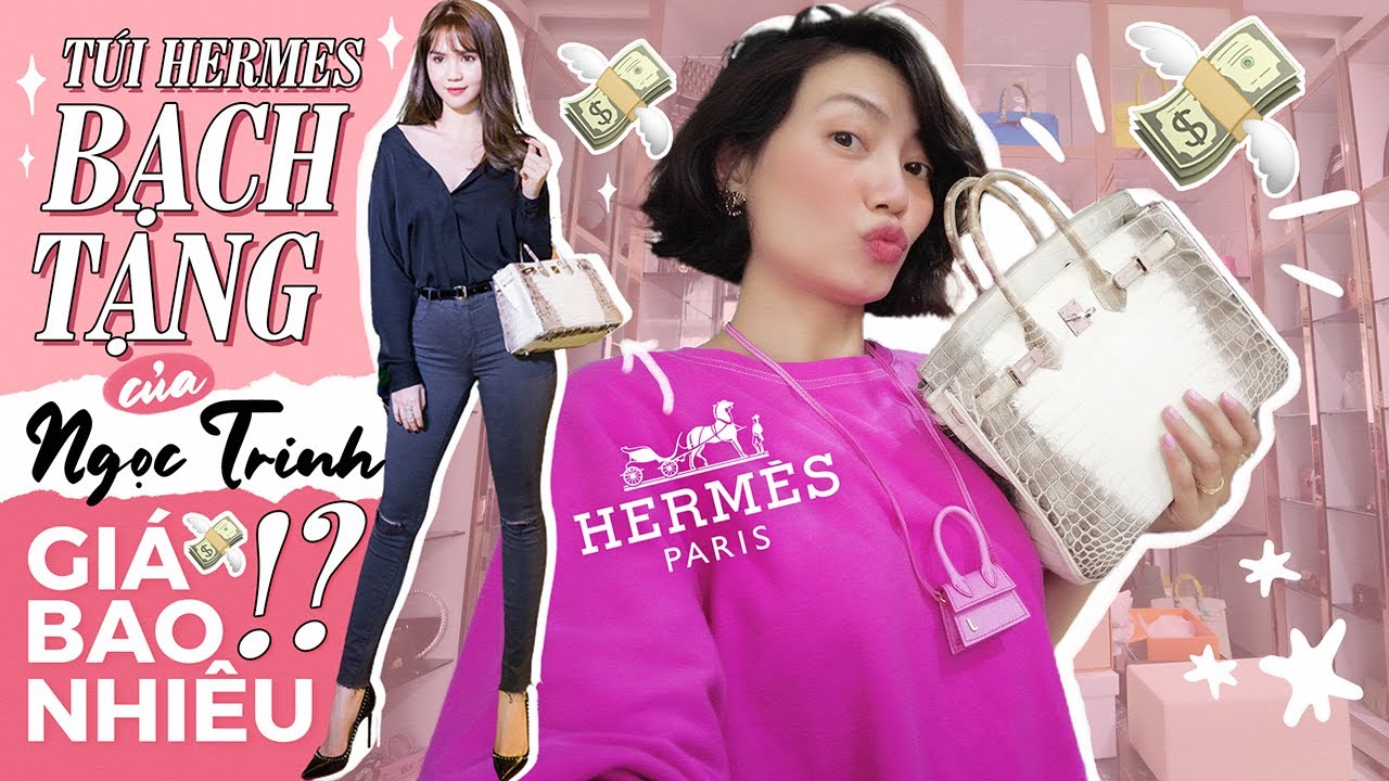 Обзор сумки Hermès Himalayan Albino от Нгок Тринь || А пахнет? || Фыонг Титу