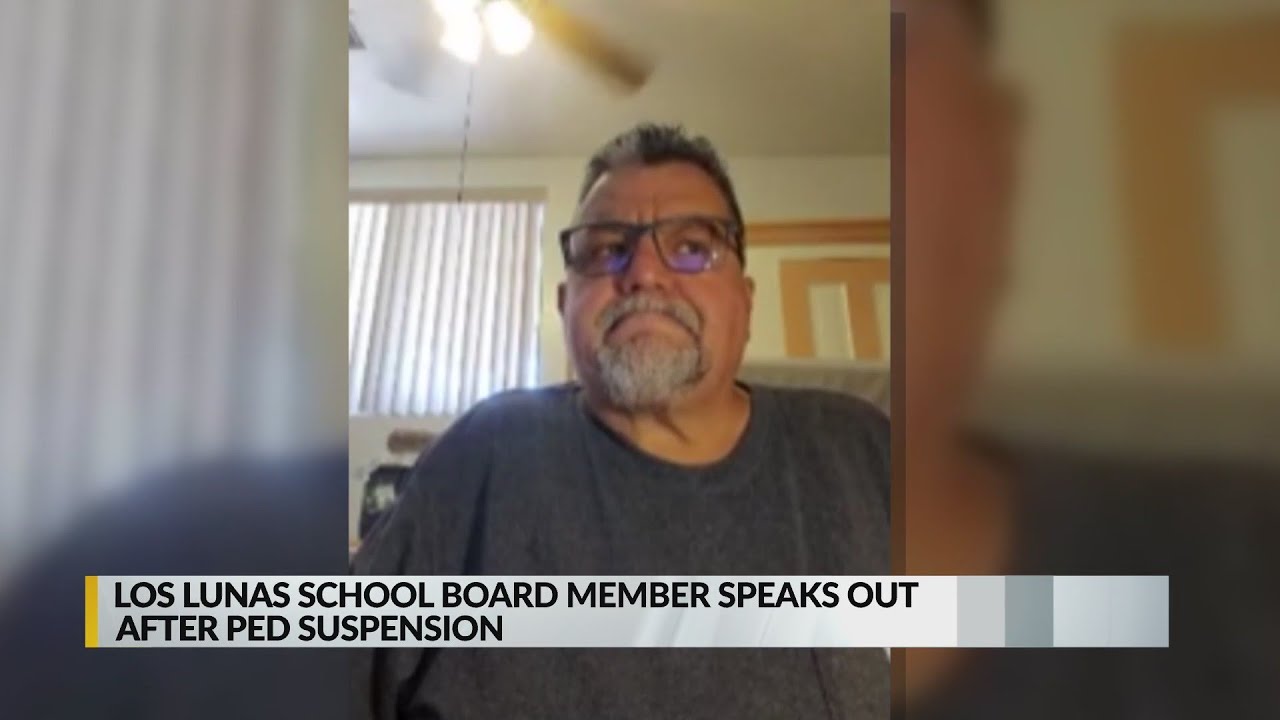 Suspended Los Lunas school board member speaks out against wrongdoing allegations