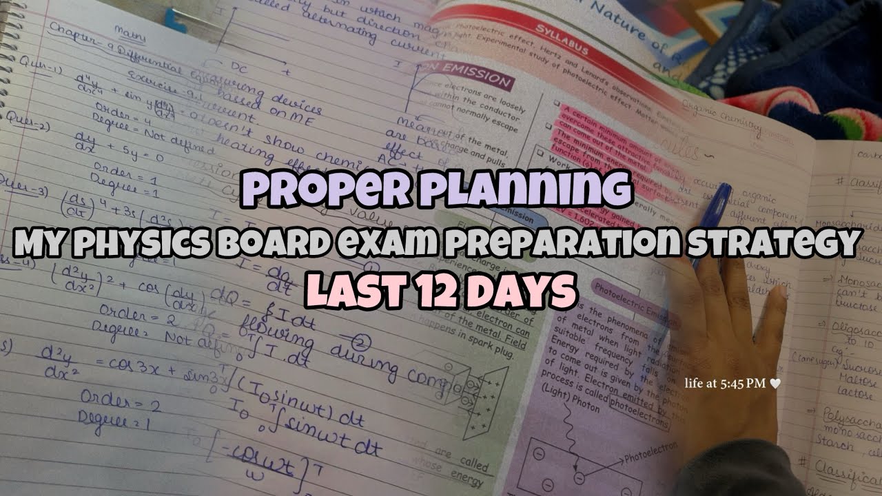 Proper planning for physics board exam| Last 12 days ☠️ #boards2026 #cbseclass12 