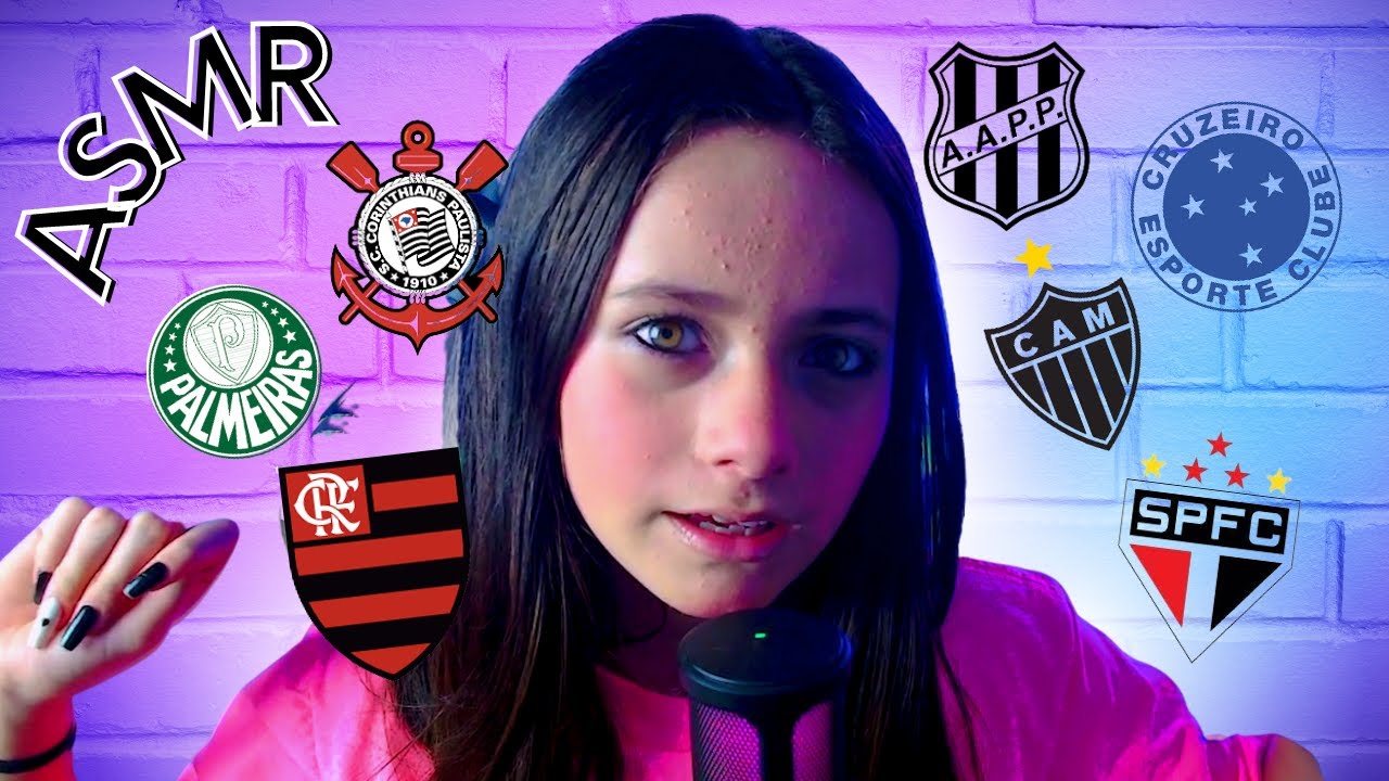 ASMR 🎧 TE ARREPIANDO COM NOMES DE TIMES 🤩 SERÁ QUE CONSEGUI? #asmr #asmrsleep #asmrtriggers