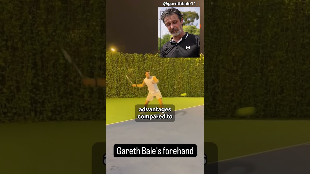 Gareth Bale forehand is impressive! #tennis